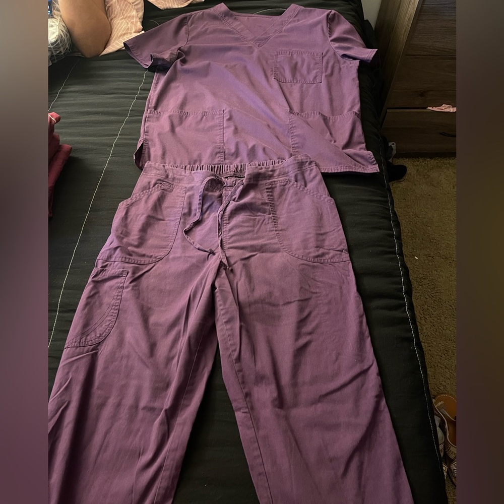 Purple Scrub Set